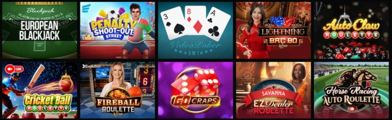 Nevada Win Casino jeux table